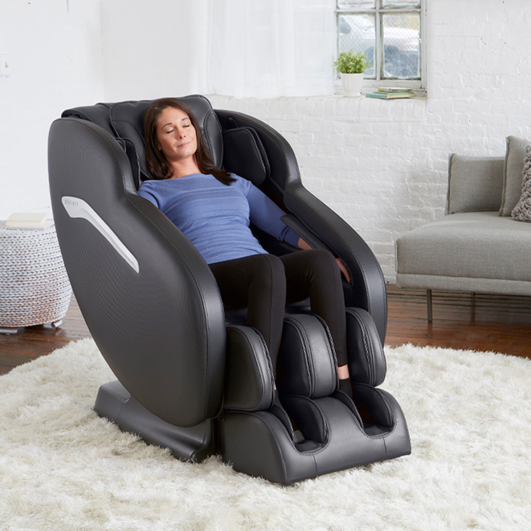 Infinity Aura Black Massage Chair - Ornate Home