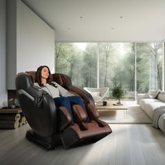 Infinity Aura Pro Brown/Black Massage Chair - Ornate Home