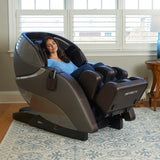 Infinity Gen Max 4D Gray/Dark Brown Massage Chair - Ornate Home