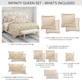 Infinity Gold Duvet Set - Ornate Home