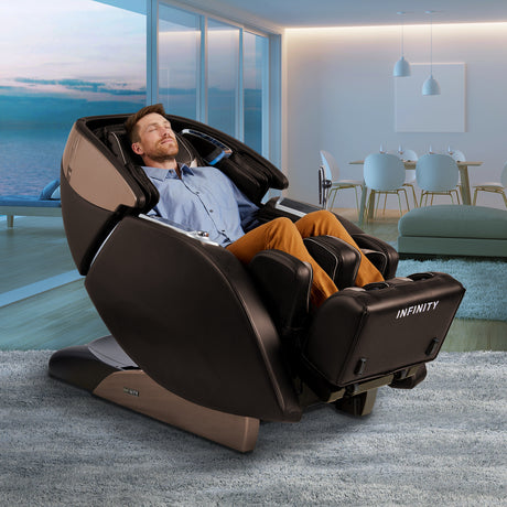 Infinity Luminary Syner-D Brown Massage Chair - Ornate Home