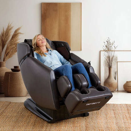 Infinity Riage 4D Dove Brown Massage Chair - Ornate Home
