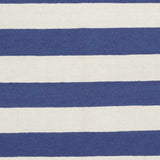 Ingersoll 8x11 Blue&White Striped Wool Rug - Clearance - Ornate Home
