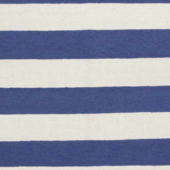 Ingersoll 8x11 Blue&White Striped Wool Rug - Clearance - Ornate Home