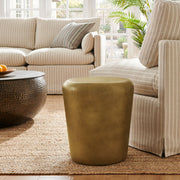 Ingot Brass 16 Inch Finish Round Side Table - Ornate Home