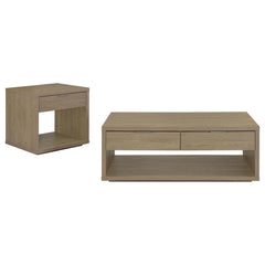 Ingram Latte Coffee Table Set - Ornate Home