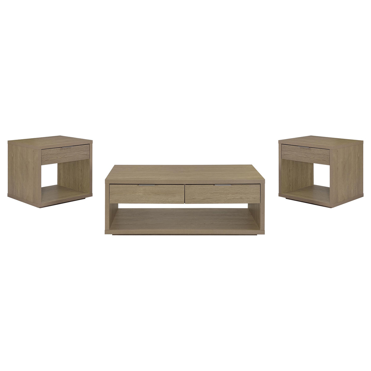 Ingram Latte Coffee Table Set - Ornate Home