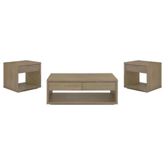 Ingram Latte Coffee Table Set - Ornate Home