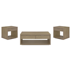 Ingram Latte Coffee Table Set - Ornate Home