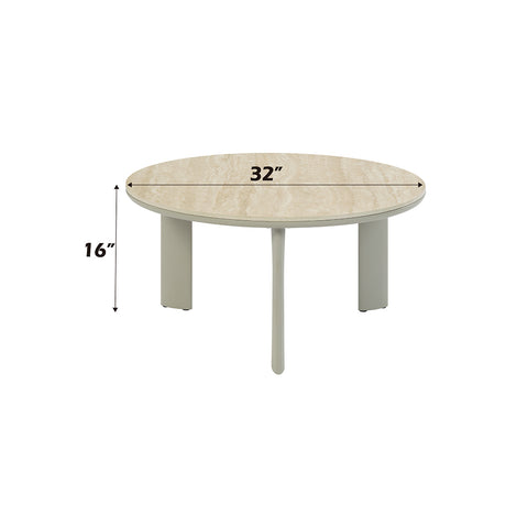 Ingram Light Gray Coffee Table - Ornate Home