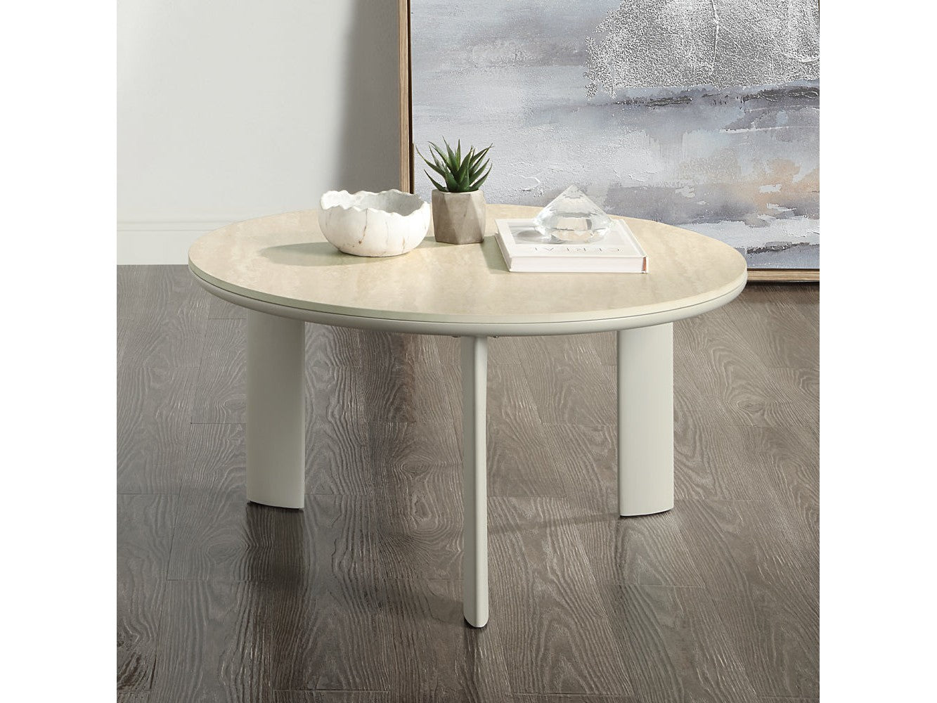 Ingram Light Gray Coffee Table - Ornate Home