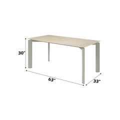 Ingram Light Gray Dining Table - Ornate Home
