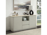 Ingram Light Gray Server - Ornate Home