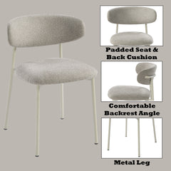 Ingram Light Gray Side Chair (Set of 2) - Ornate Home