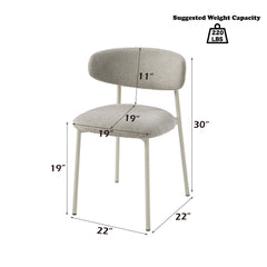 Ingram Light Gray Side Chair (Set of 2) - Ornate Home