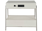 Ingrid Light Gray/Matte Nightstand - Ornate Home
