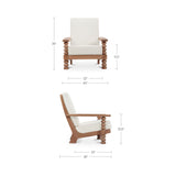Ingrid Off White Accent Chair - Ornate Home