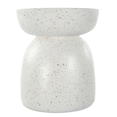 Inhale White Cast Accent Table - Ornate Home