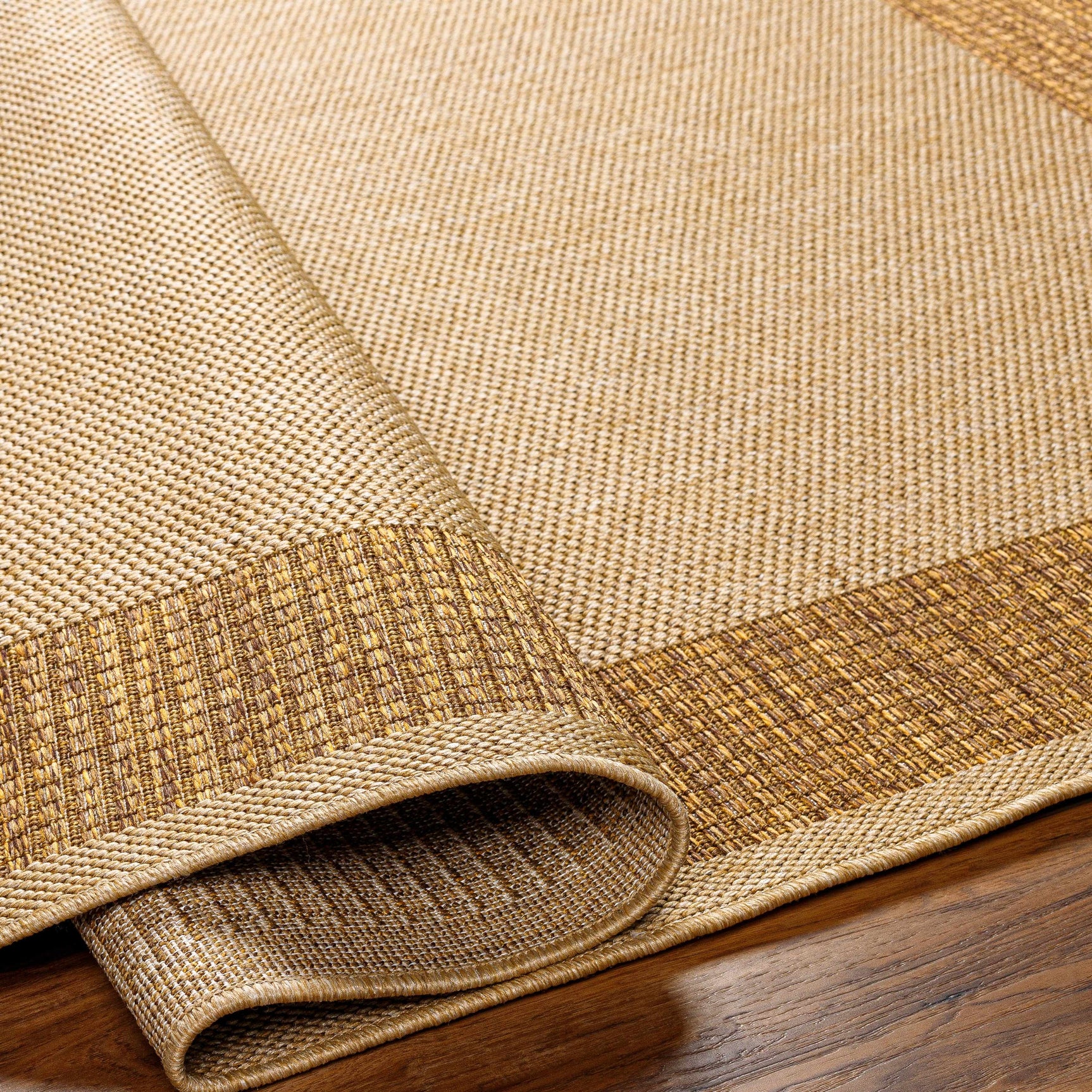 Inigo Flatweave Faux Jute Outdoor Rug - Ornate Home