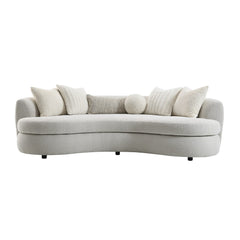 Iniko Beige Sofa W/6 Pillows - Ornate Home