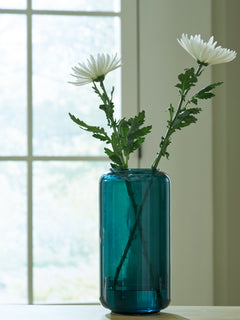 Inisland Teal Vase Set (Set of 2) - Ornate Home