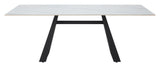 Inky White Dining Table - Ornate Home