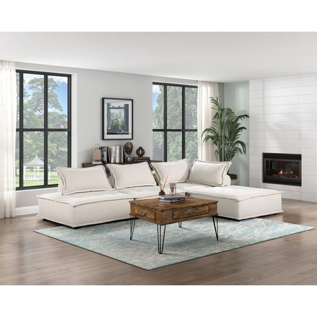 Inman Beige 4-Piece Modular Sectional - Ornate Home