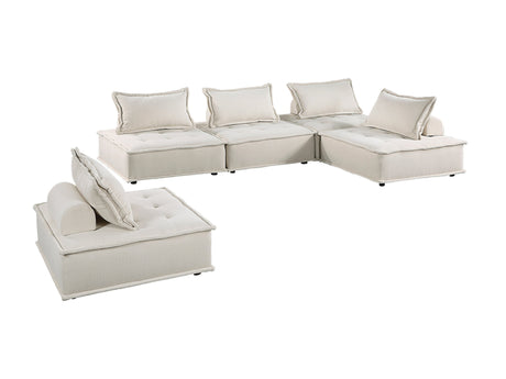 Inman Beige 5-Piece Modular Sectional - Ornate Home