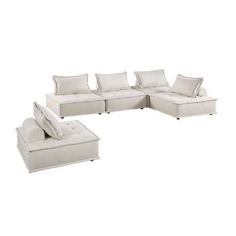 Inman Beige 5-Piece Modular Sectional - Ornate Home