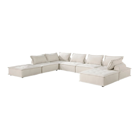 Inman Beige 7-Piece Modular Sectional - Ornate Home