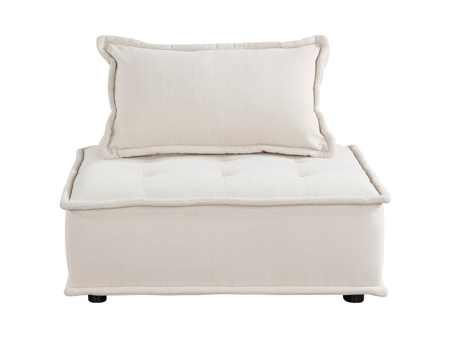 Inman Beige Boucle Modular Accent Chair - Ornate Home