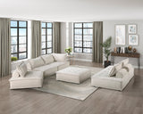 Inman Beige Boucle Modular Accent Chair - Ornate Home