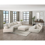 Inman Beige Boucle Modular Accent Chair - Ornate Home