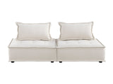 Inman Beige Loveseat - Ornate Home