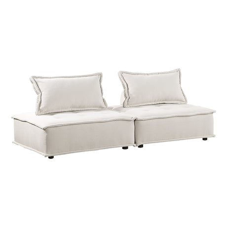Inman Beige Loveseat - Ornate Home