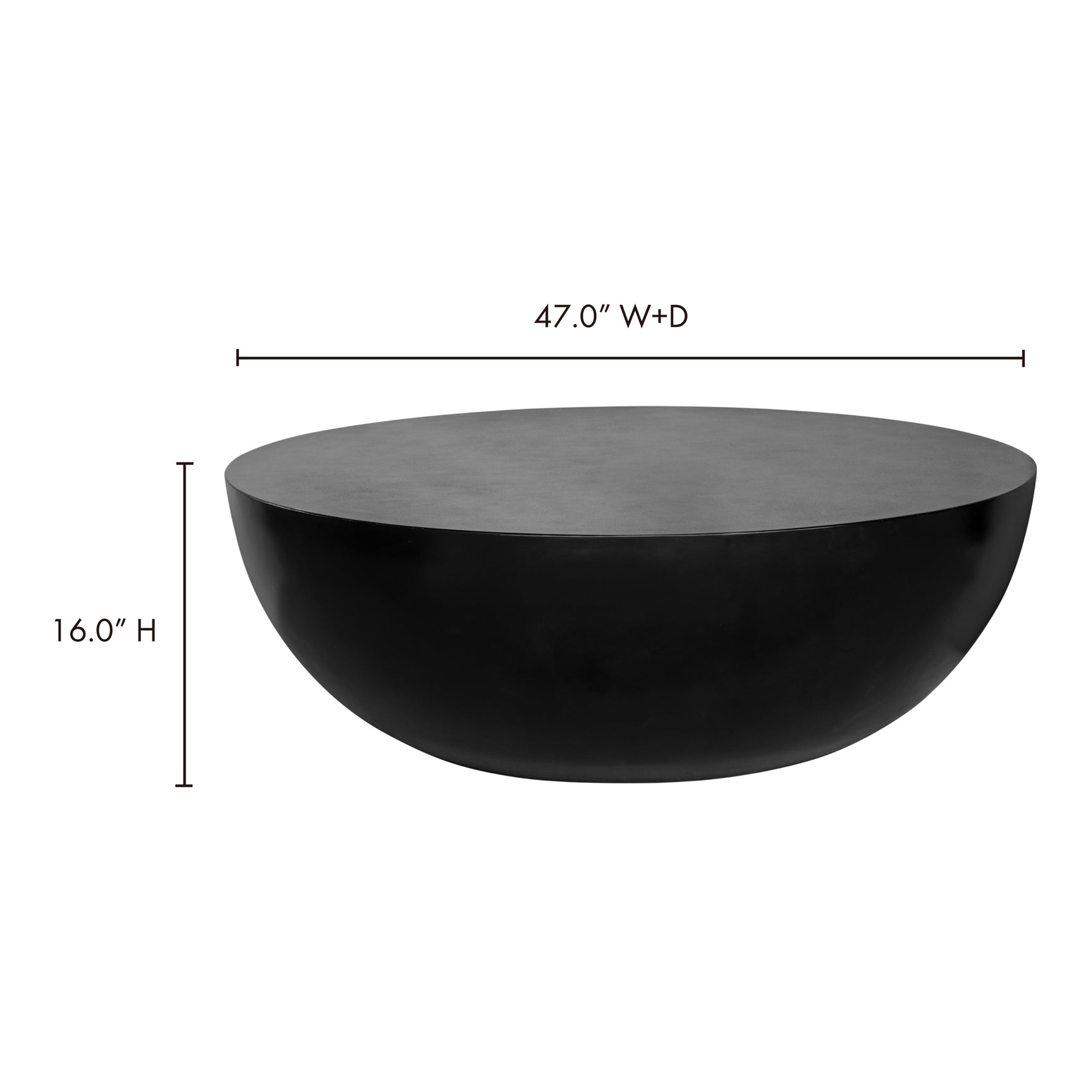 Insitu Black Coffee Table - Ornate Home