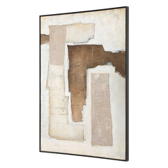 Interference Multicolor Hand Painted Canvas - Ornate Home