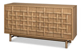 Interlace Tan Sideboard - Ornate Home