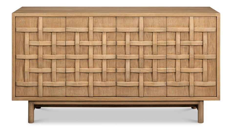 Interlace Tan Sideboard - Ornate Home