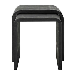 Interpose Black/Gray Nesting Side Table (Set of 2) - Ornate Home