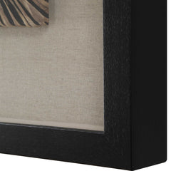 Intertwine Brown Knit Paper Shadow Box (Set of 2) - Ornate Home