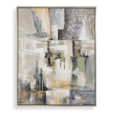 Intuition Multicolor Hand Painted Abstract Art - Ornate Home