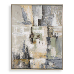 Intuition Multicolor Hand Painted Abstract Art - Ornate Home