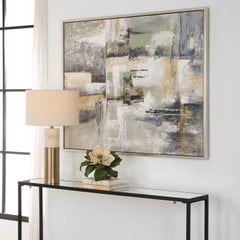 Intuition Multicolor Hand Painted Abstract Art - Ornate Home