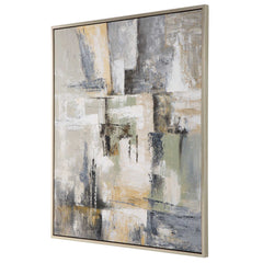 Intuition Multicolor Hand Painted Abstract Art - Ornate Home