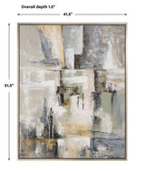 Intuition Multicolor Hand Painted Abstract Art - Ornate Home