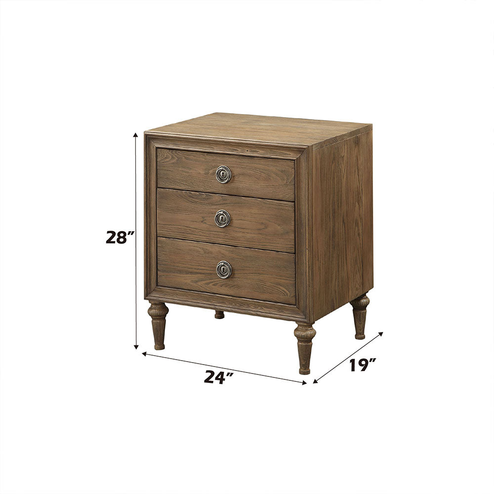 Inverness Reclaimed Oak Nightstand - Ornate Home