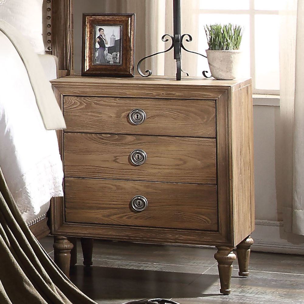 Inverness Reclaimed Oak Nightstand - Ornate Home