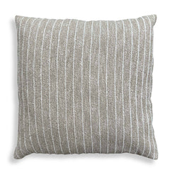 Involve Brown/White Outdoor Striped Pillow - Ornate Home