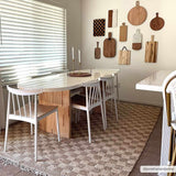Ionut Checkered Jute Area Rug - Ornate Home